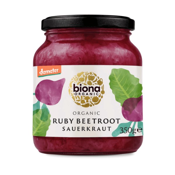 Picture of Biona Organic Ruby Beetroot Sauerkraut - 350g
